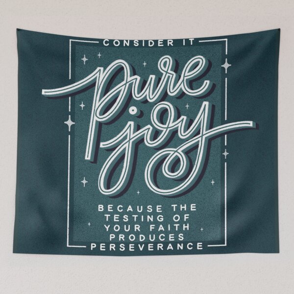 Item preview, James 1:2-4 designed and sold by GraphicMondaze.