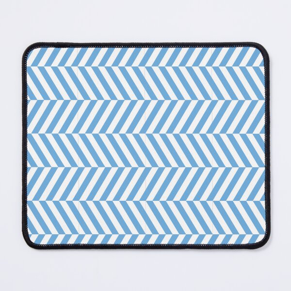 Item preview, White And Sky Blue Herringbone Pattern designed and sold by pattern-archive.