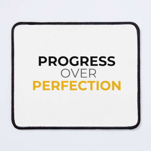 Item preview, Progress Over Perfection Minimal Motivational Quote designed and sold by Uvclick.