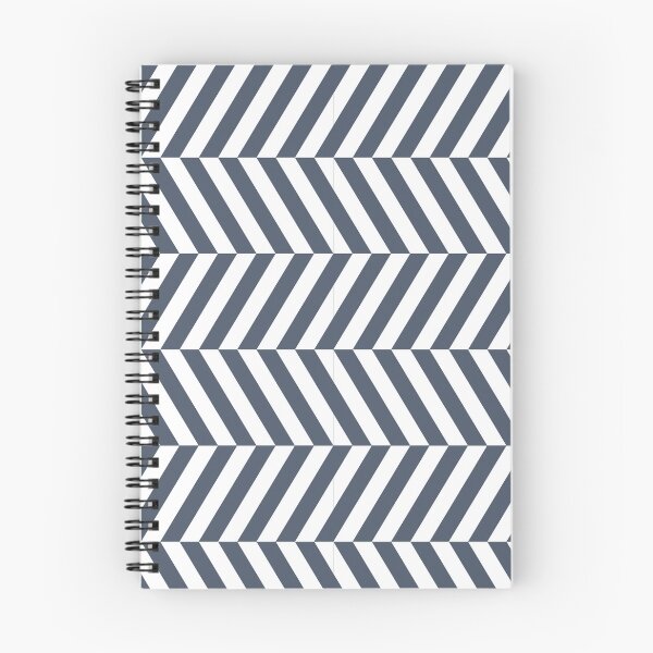 Item preview, White And Slate Herringbone Pattern designed and sold by pattern-archive.