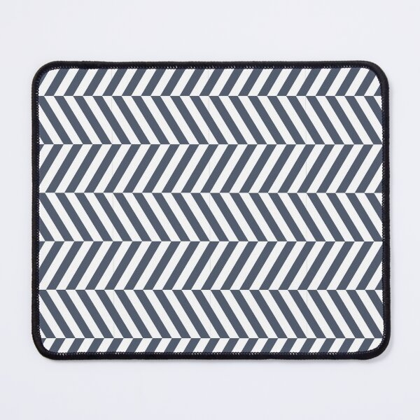 Item preview, White And Slate Herringbone Pattern designed and sold by pattern-archive.