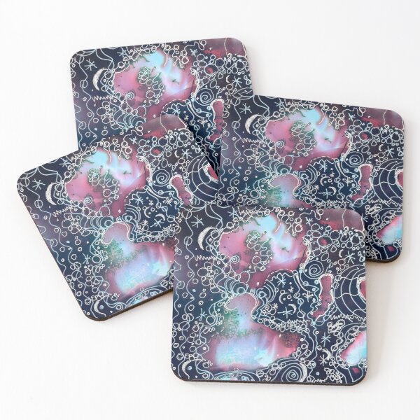 Item preview, Ohhh! Twilight abstract multi-media designed and sold by Melanie Stinson.