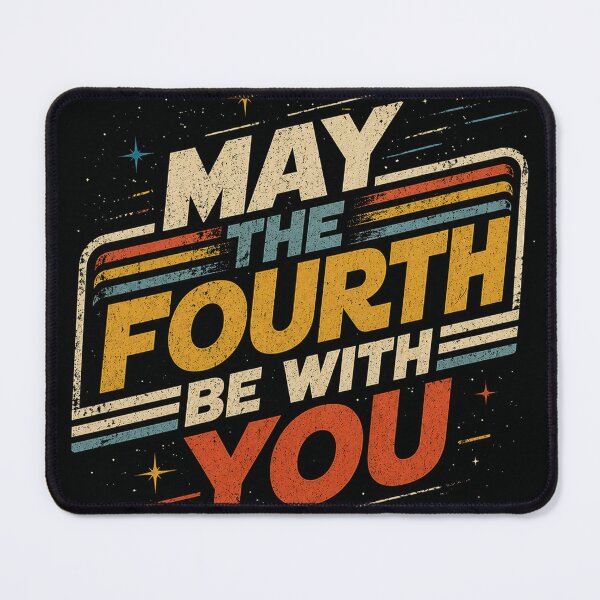 Item preview, May The Fourth Be With You Retro Vintage Space Design | Sci-Fi Galaxy Fan Shirt | May 4th Celebration Tee designed and sold by Kate1art.
