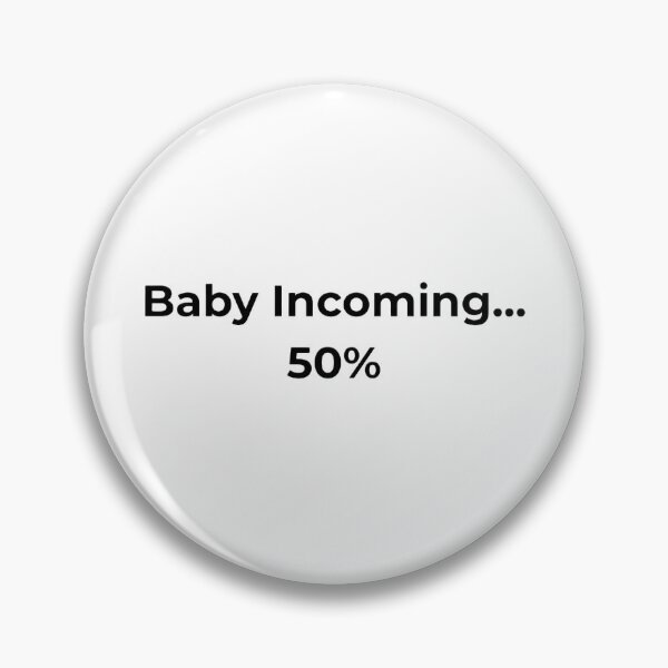 Item preview, Baby Incoming 50% Funny Pregnancy Announcement Shirt New Mom Dad Gift 2026 designed and sold by Byarasstudio.