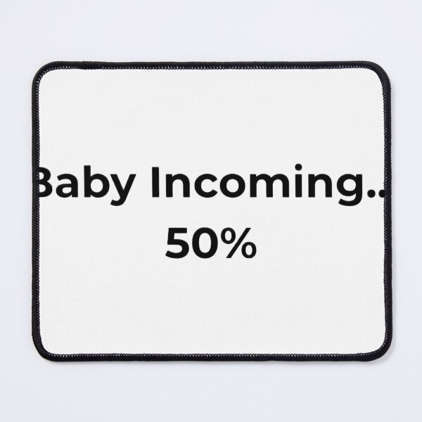 Item preview, Baby Incoming 50% Funny Pregnancy Announcement Shirt New Mom Dad Gift 2026 designed and sold by Byarasstudio.