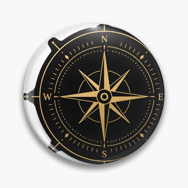 Item preview, Minimal Compass Luxury Aesthetic Clean Line Art Navigation Symbol Elegant Design designed and sold by StickyGuys.