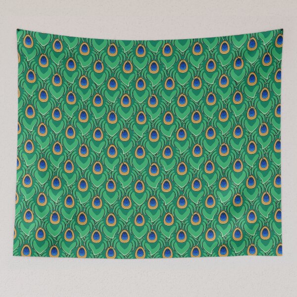 Item preview, I love nature made of peacock feathers designed and sold by RizikCat.
