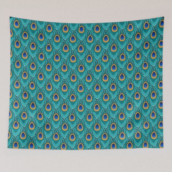 Item preview, I love nature made of peacock feathers designed and sold by RizikCat.