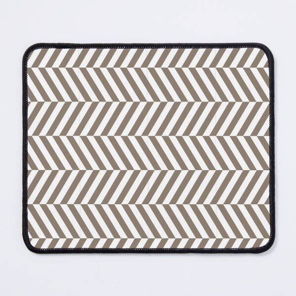 Item preview, White And Taupe Herringbone Pattern designed and sold by pattern-archive.
