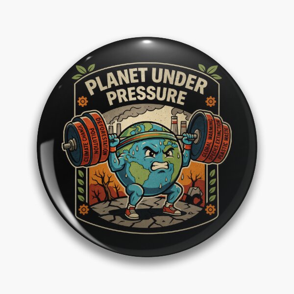 Item preview, Planet Under Pressure – Climate Change  designed and sold by TheAsura.