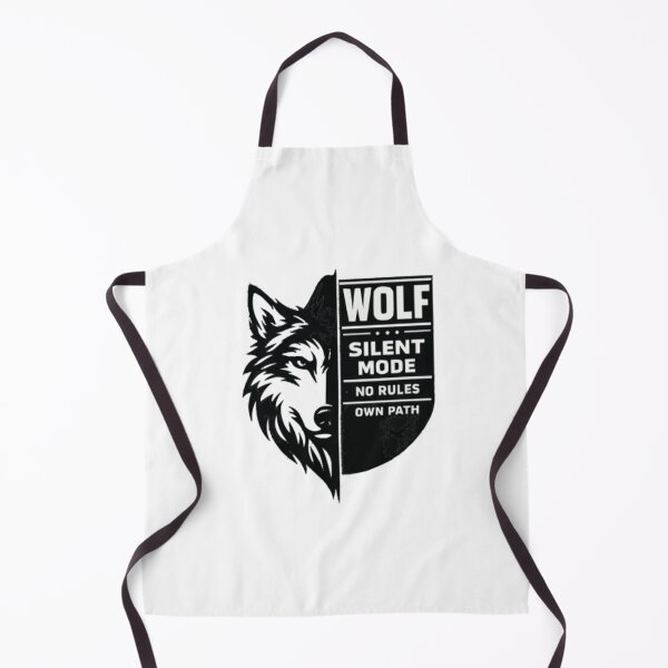 Item preview, Wolf Silent Mode – No Rules Own Path designed and sold by PINK FREE.