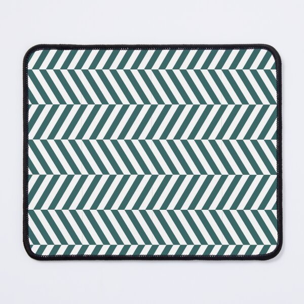 Item preview, White And Teal Herringbone Pattern designed and sold by pattern-archive.
