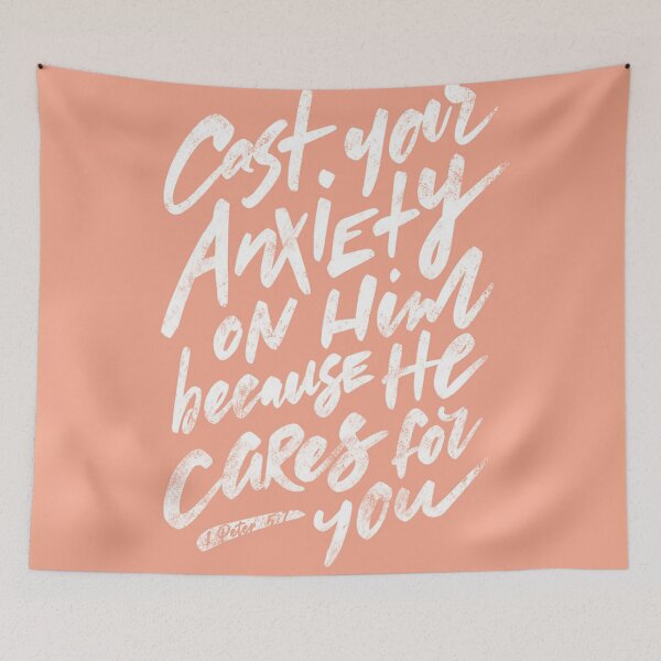 Item preview, 1 Peter 5:7 designed and sold by GraphicMondaze.