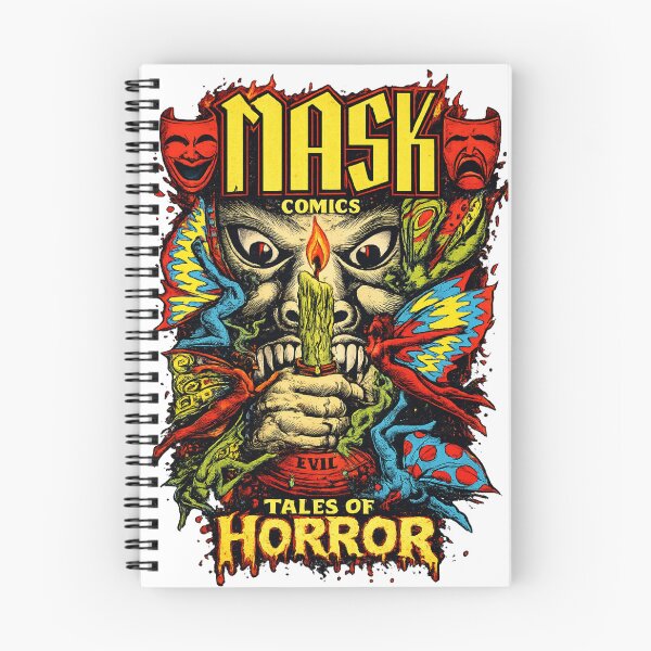Item preview, Horror Comic Vintage Mask Illustration for Retro Art Fans designed and sold by RickE.