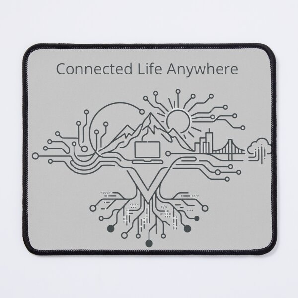 Item preview, Office Anywhere Logo Concept - Remote Work & Digital Nomad Lifestyle Art designed and sold by zakman02.