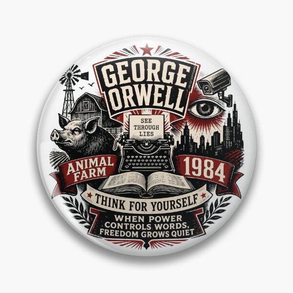 Item preview, Animal Farm, 1984 - George Orwell. v3 designed and sold by storelibertys.