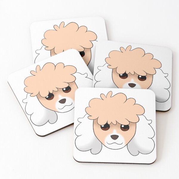 Item preview, Cream Standard Cut Poodle White Ears Snout designed and sold by OliRoseArt.