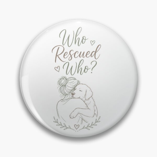 Item preview, Who Rescued Who - Sweet Rescue Dog Adoption Tee designed and sold by lexiangelus93.