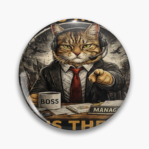 Item preview, My Cat Is The Manager Shirt, Funny Cat T-Shirt, Cat Lover Gift, Funny Cat Meme Tee, Cat Mom Shirt, Office Cat Graphic Tee designed and sold by MangadiDesigns.