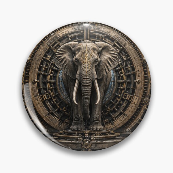 Item preview, Systems Architect Repeatable Luck Elephant Mechanical Vault Poster designed and sold by SavannaStrikes.