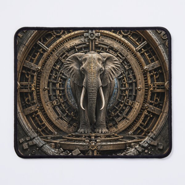 Item preview, Systems Architect Repeatable Luck Elephant Mechanical Vault Poster designed and sold by SavannaStrikes.