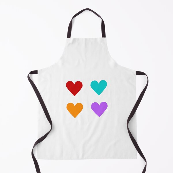 Item preview, Red BlueGreen Purple and Orange Four Hearts Love designed and sold by Rolographics1.