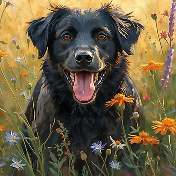 Vorschaubild zum Design Black Dog von Ricewantstea
