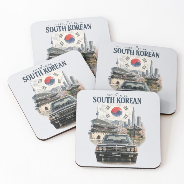 Item preview, Proud To Be South Korean Classic Car Design designed and sold by Retro Arabica.