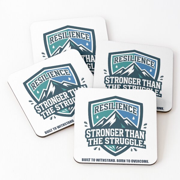Item preview, Resilience: Stronger Than The Struggle - Shield & Mountain designed and sold by UkrainianSpain.