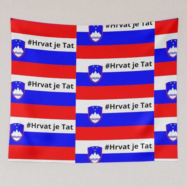 Item preview, Hrvat je tat slovenian quote designed and sold by UnrealShopKelko.