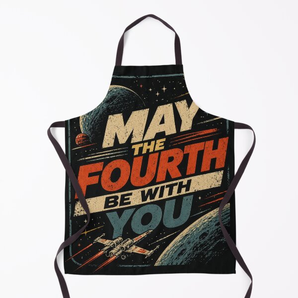 Item preview, May The Fourth Be With You Retro Vintage Space Design | Sci-Fi Galaxy Fan Shirt | May 4th Celebration Tee designed and sold by Kate1art.