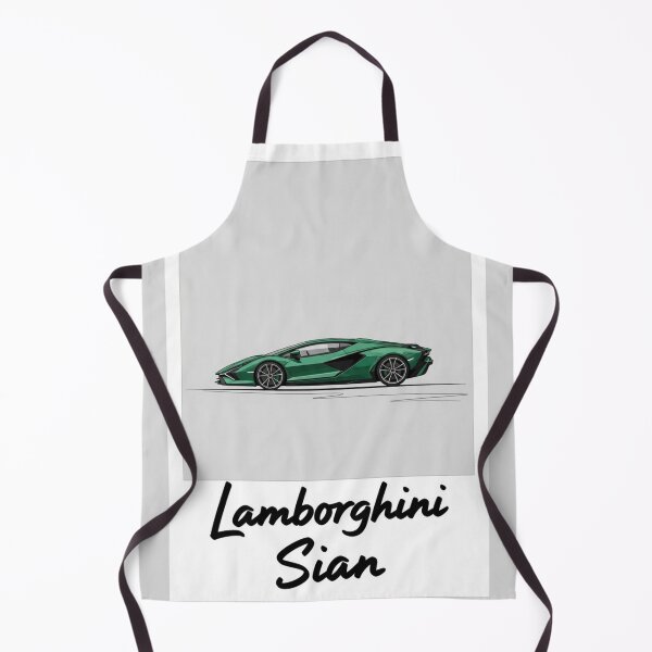 Item preview, Lamborghini Sian Hybrid Supercar Green Retro Polaroid Art designed and sold by Motorline44.