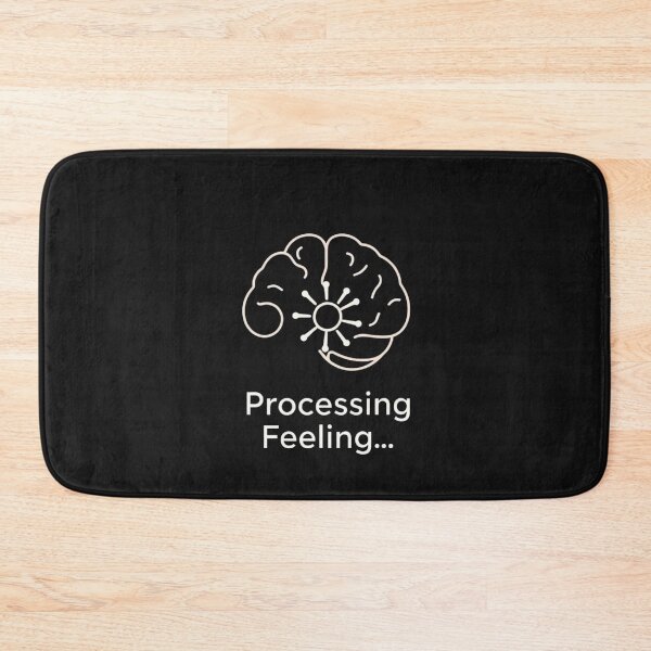 Item preview, Processing Feelings Minimalist Tech Brain Art designed and sold by artlife4.