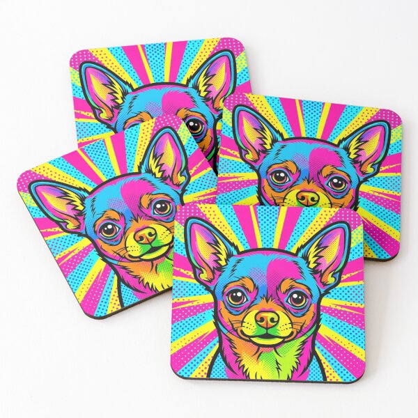 Item preview, Pop Art Chihuahua – Vibrant Dog Illustration designed and sold by Dogandesighn.
