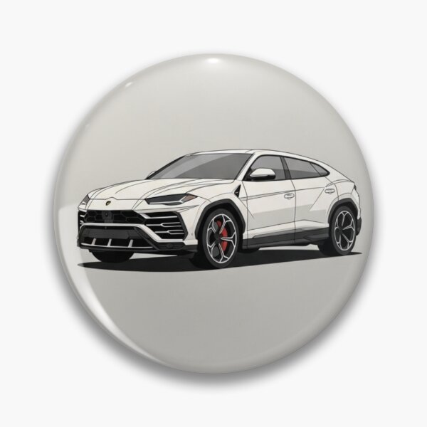 Item preview, Lamborghini Urus White Super SUV Retro Polaroid Aesthetic Art designed and sold by Motorline44.