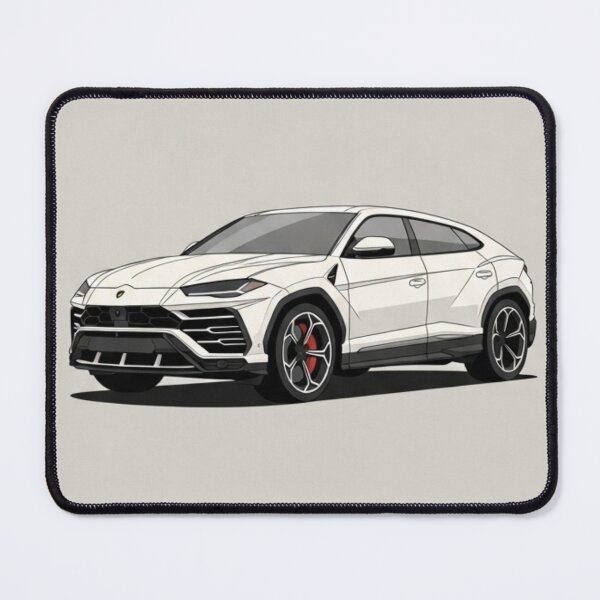 Item preview, Lamborghini Urus White Super SUV Retro Polaroid Aesthetic Art designed and sold by Motorline44.