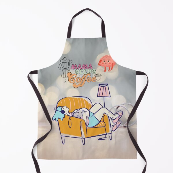 Item preview, Mama Needs Coffee – Tired Mom Humor Illustration designed and sold by TinyVibeStudio.