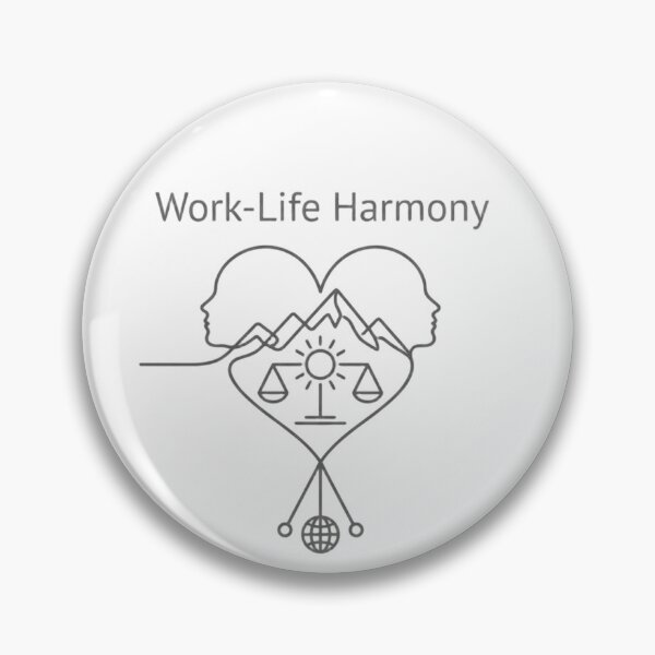 Item preview, Work-Life Harmony Logo Design - Mental Health & Balance Concept Art designed and sold by zakman02.
