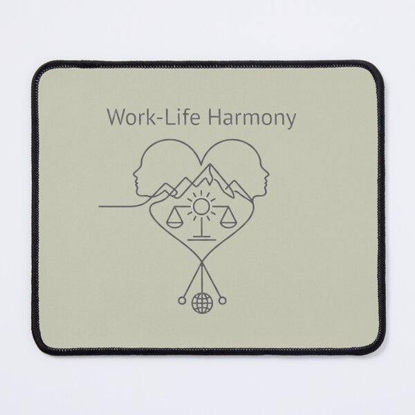 Item preview, Work-Life Harmony Logo Design - Mental Health & Balance Concept Art designed and sold by zakman02.