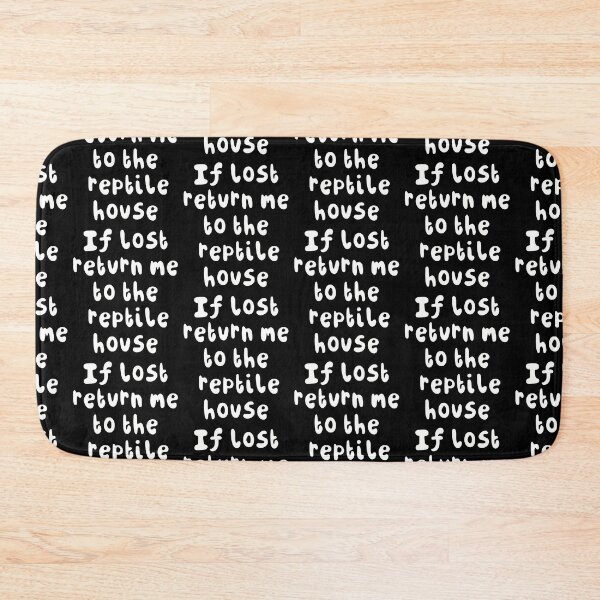 Item preview, If Lost Return Me to the Reptile House Funny Zoo Keeper Reptile Lover Animal Meme Quote Design designed and sold by PrettylittlepastelUk.
