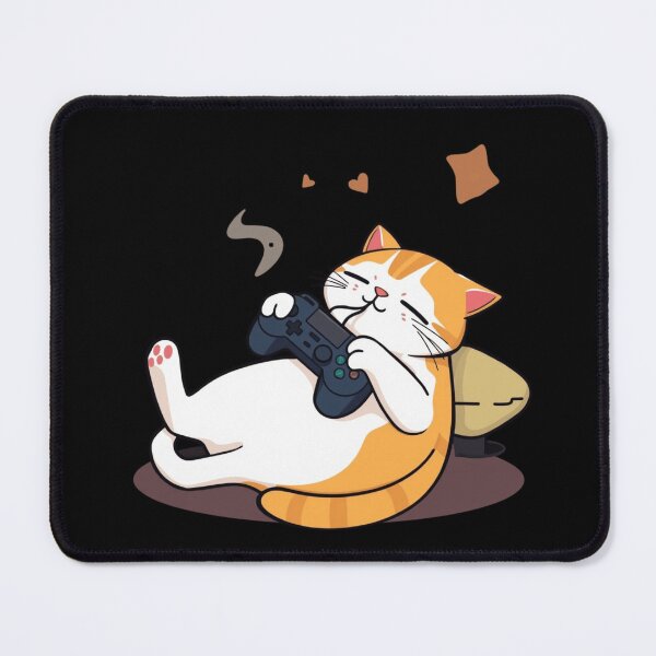 Item preview, Gamer Cat Orange Tabby Video Game Controller Art designed and sold by artlife4.