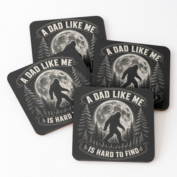 Item preview, A Dad Like Me Is Hard To Find - Funny Bigfoot At The Moon designed and sold by will freed18.