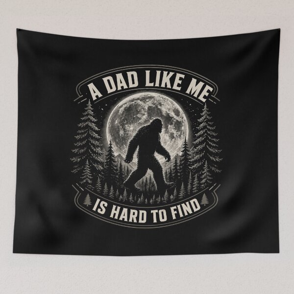 Item preview, A Dad Like Me Is Hard To Find - Funny Bigfoot At The Moon designed and sold by will freed18.