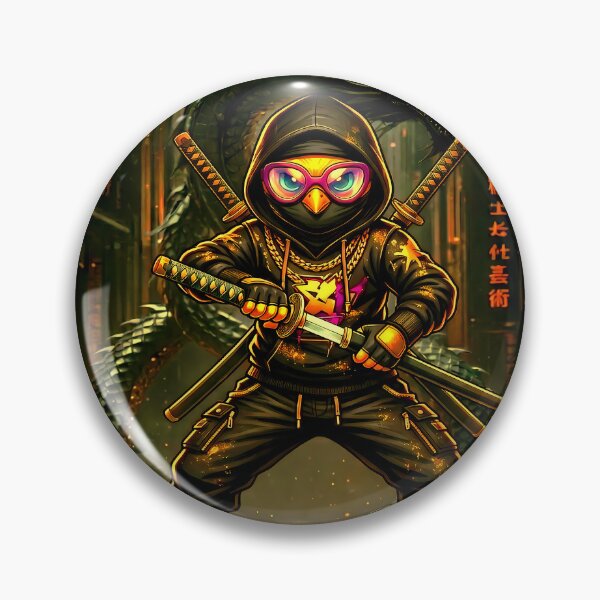 Item preview, Ninja Chicken Masterpiece: Luxury Gold Edition designed and sold by Cyber-ART-Studio.