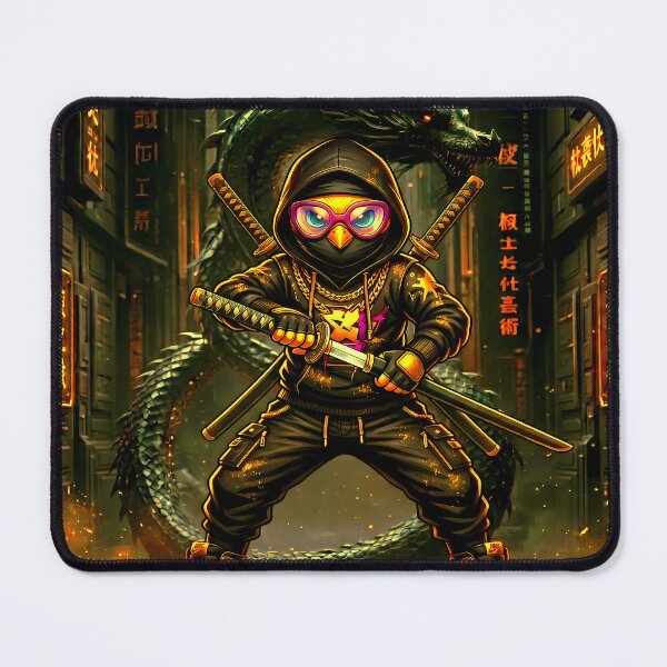 Item preview, Ninja Chicken Masterpiece: Luxury Gold Edition designed and sold by Cyber-ART-Studio.