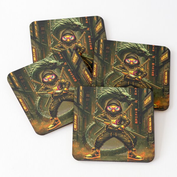 Item preview, Ninja Chicken Masterpiece: Luxury Gold Edition designed and sold by Cyber-ART-Studio.