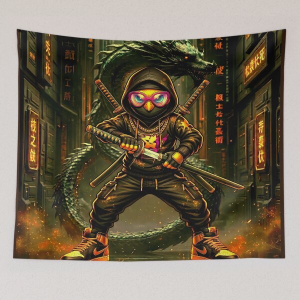 Item preview, Ninja Chicken Masterpiece: Luxury Gold Edition designed and sold by Cyber-ART-Studio.