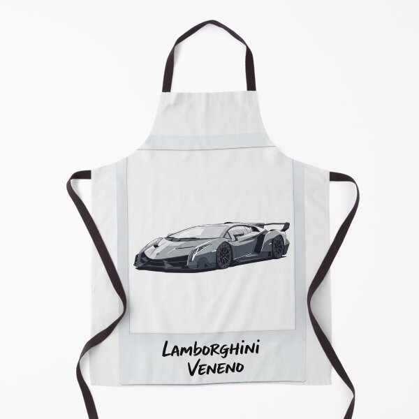 Item preview, Lamborghini Veneno Silver Hypercar Retro Polaroid Aesthetic Art designed and sold by Motorline44.