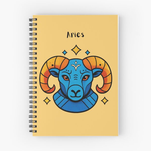 Item preview, Aries Zodiac Sign Pop Art Retro Illustration designed and sold by SolutionsArt.