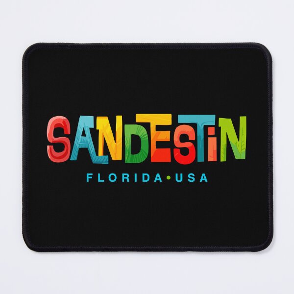 Item preview, Sandestin Florida Mid-Century Typographic Design designed and sold by Futurebeachbum.